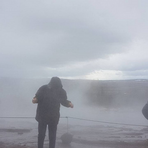 Islande 2018 - Expérience de douche au geyser !!