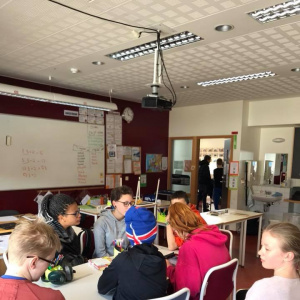 Islande 2018 - En classe avec les correspondants